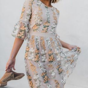 embroidered dress